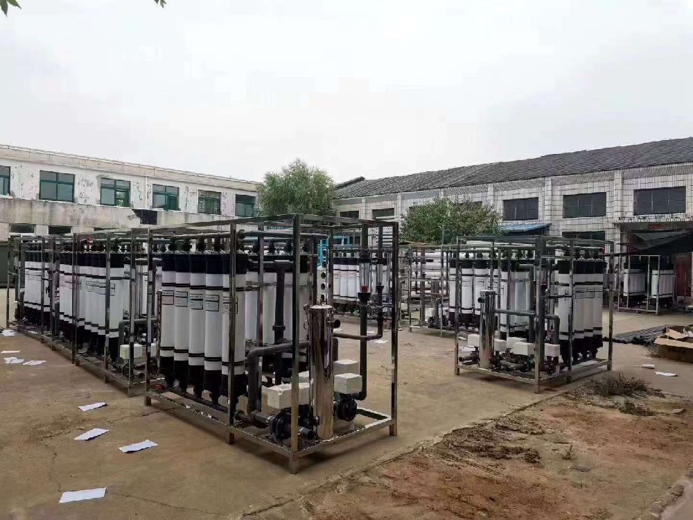 农村直饮水设备到场