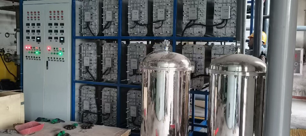 80吨每小时超纯水系统调试完成