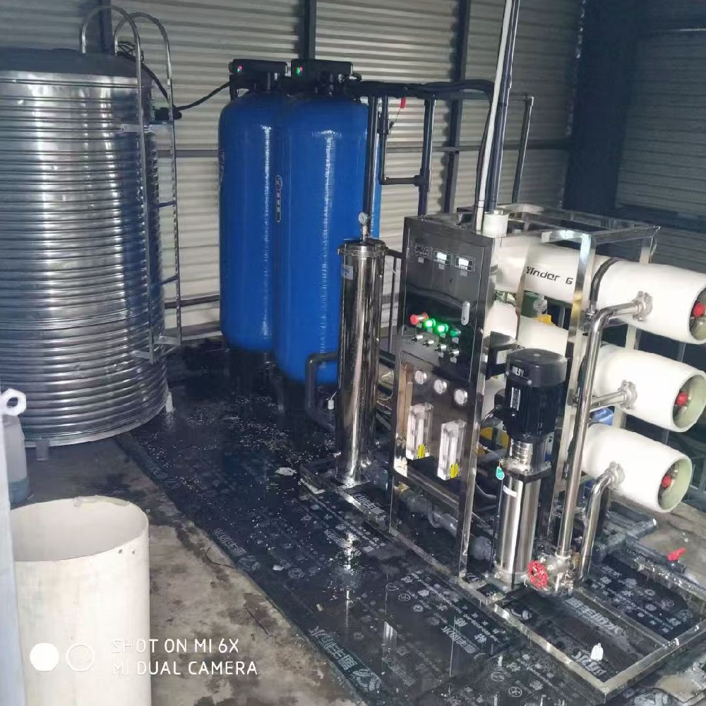 3吨每小时纯水设备安装调试完成