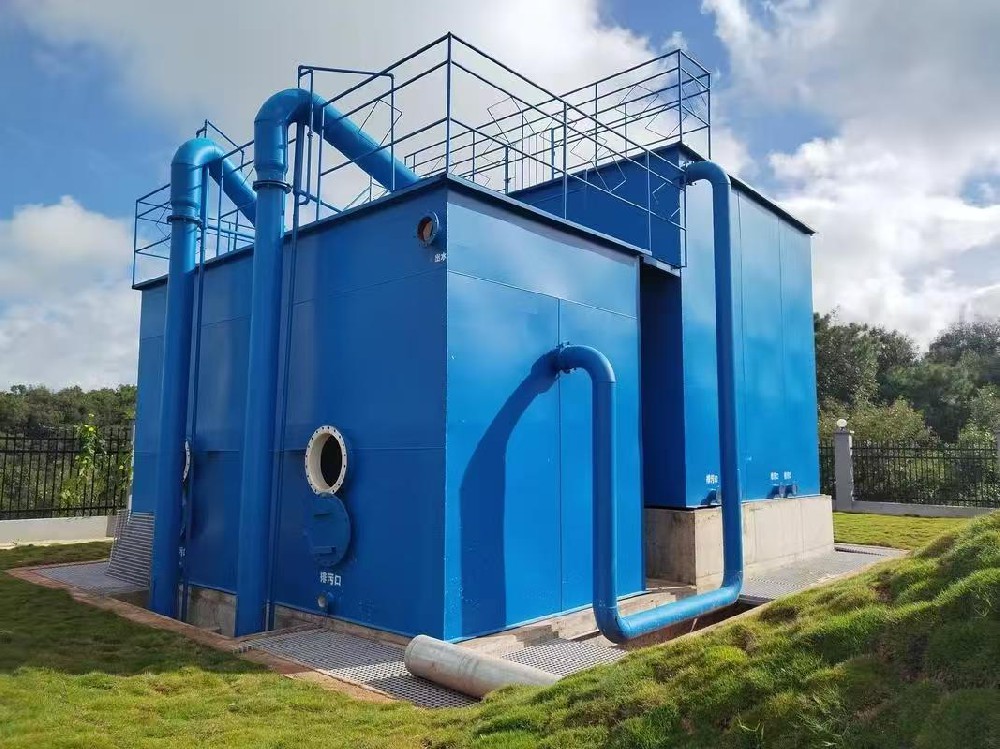 甘孜农村饮用水重力式无阀滤池现场